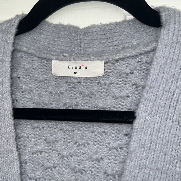 3/$40✨ Elodie Womens Pointelle Cropped Cardigan - Picture 2 of 4